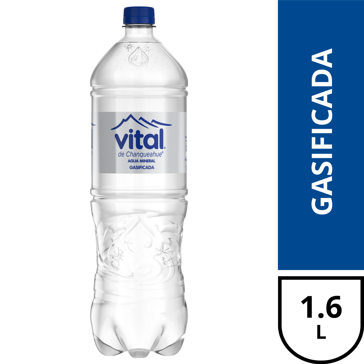 Agua Purificada Vital Con Gas 1600cc