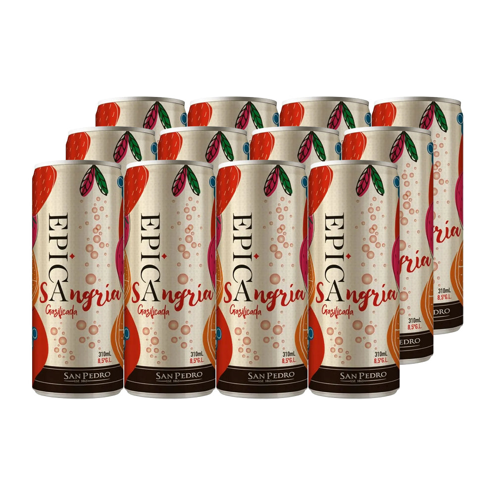 12x Sangría Epica Lata 8,5° 310cc