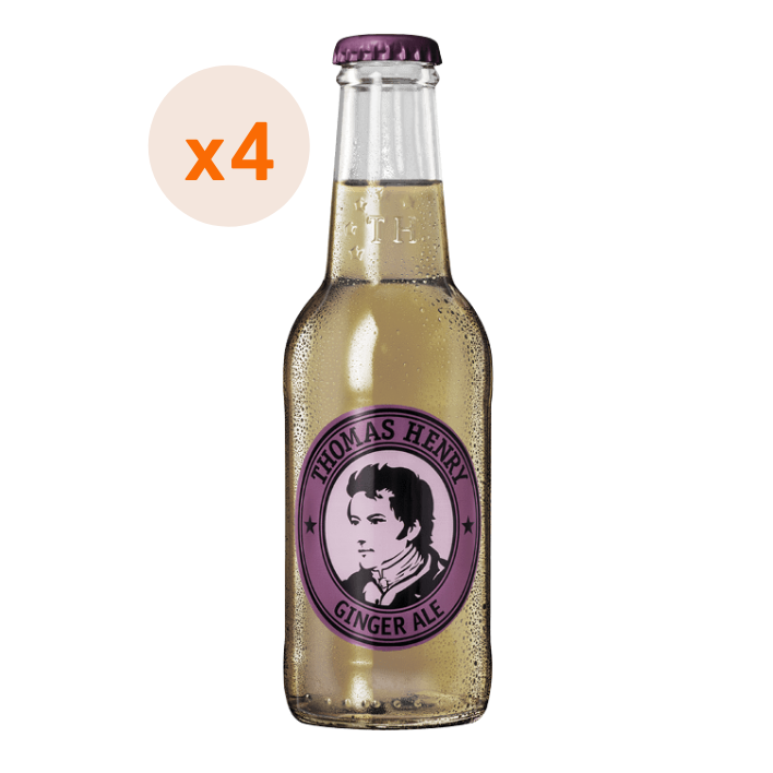 4x Thomas Henry Ginger Ale 200cc