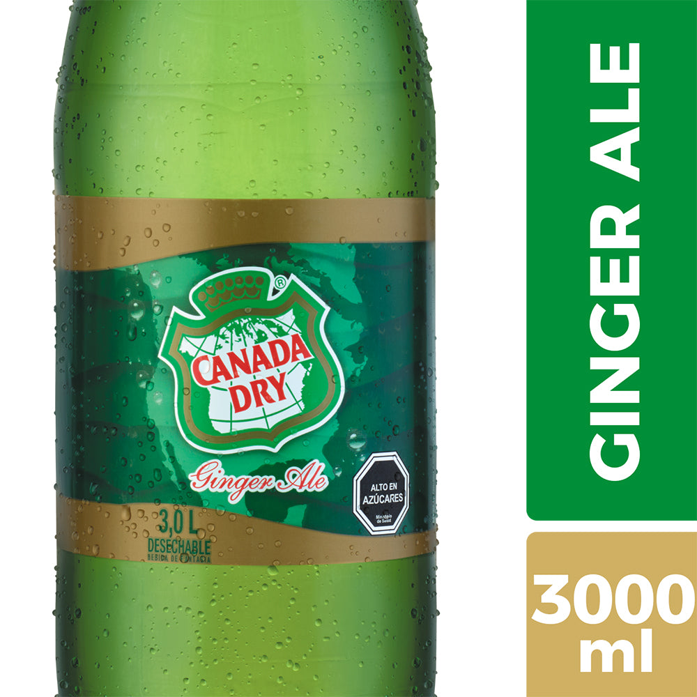 Bebida Canada Dry Ginger Ale Normal 3000cc