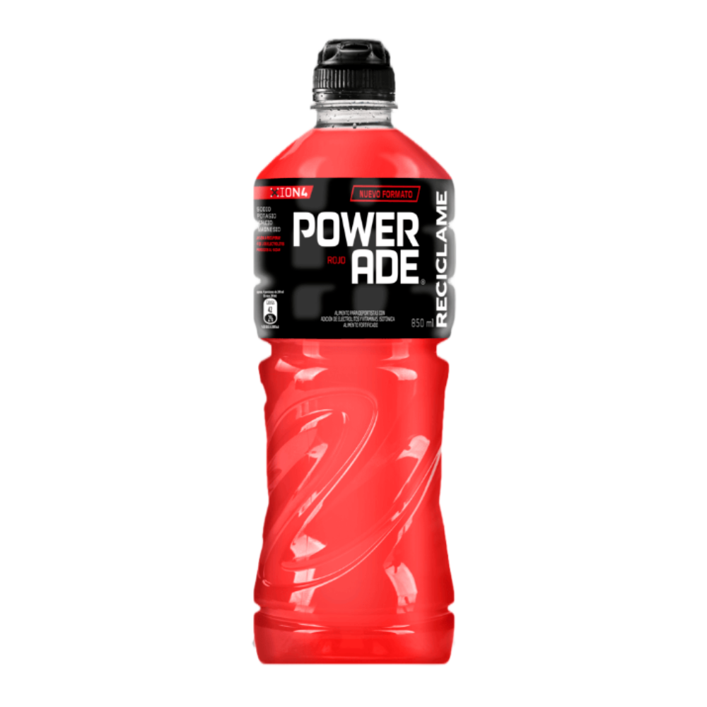 Bebida Isotónica Powerade Rojo 850cc