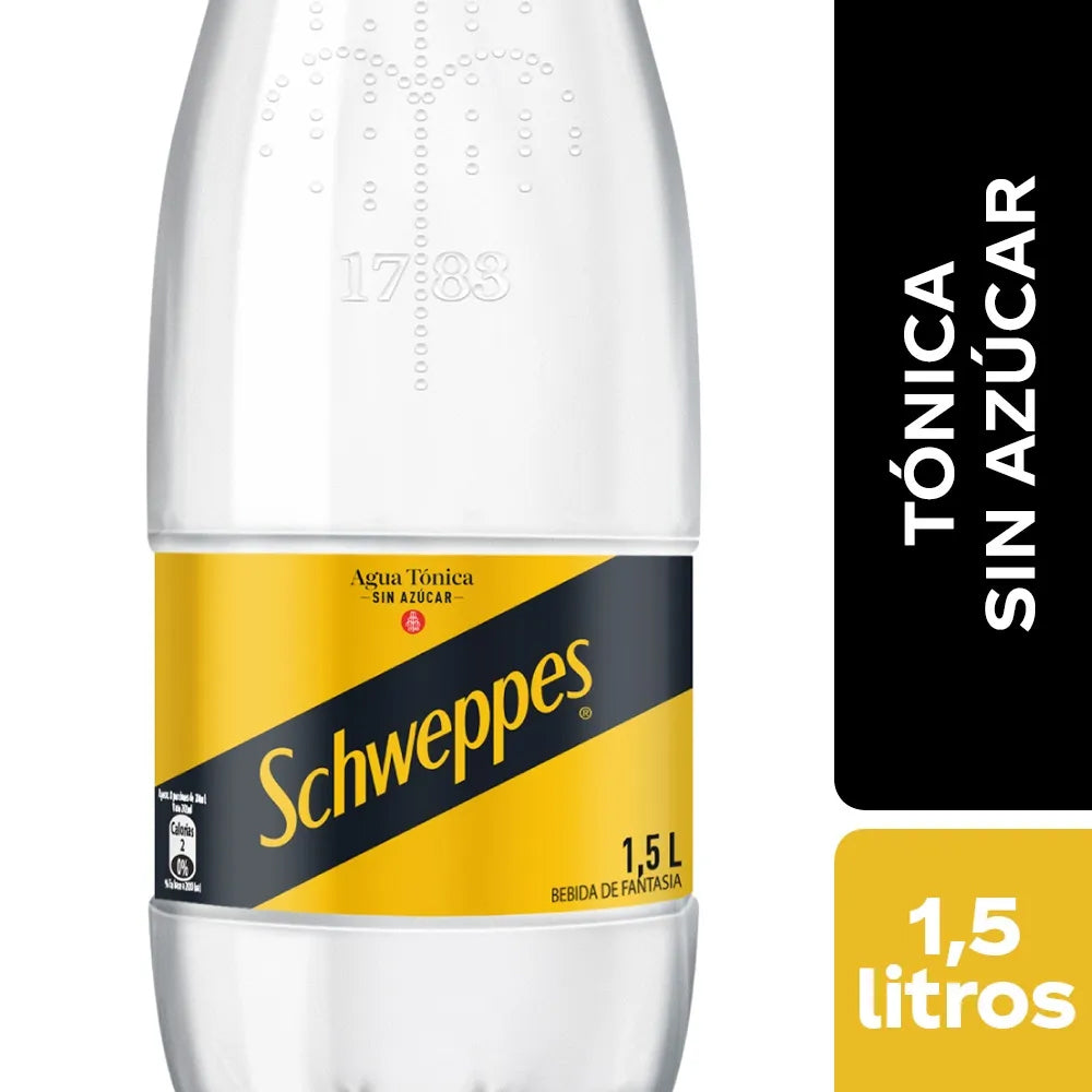 Agua Tónica Schweppes Sin Azúcar 1500cc