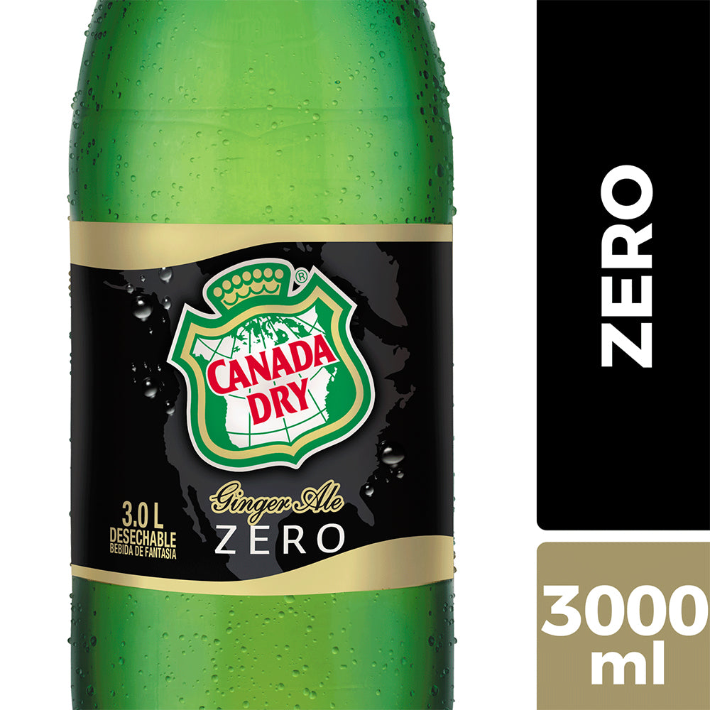 Bebida Canada Dry Ginger Ale Zero 3000cc