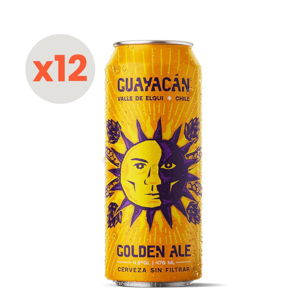 12x Cerveza Guayacan Golden Ale 4,5° 470cc