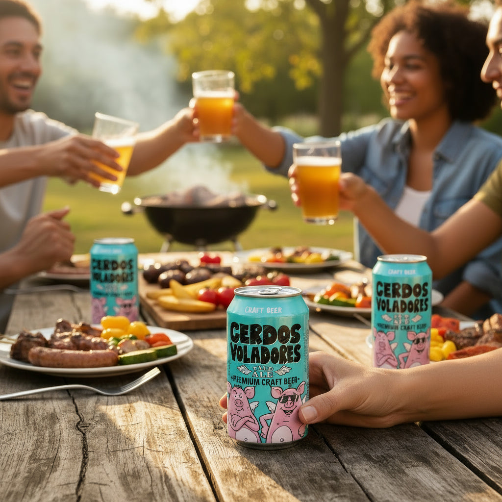 4x Cerveza Cerdos Voladores Pale Ale 6,0° 330cc