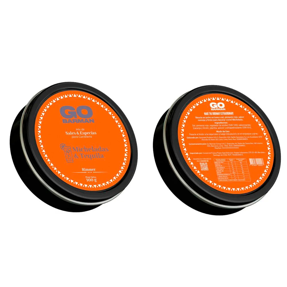 Mix De Sales Para Cocteleria Tequila Y Michelada Spicy GO Barman