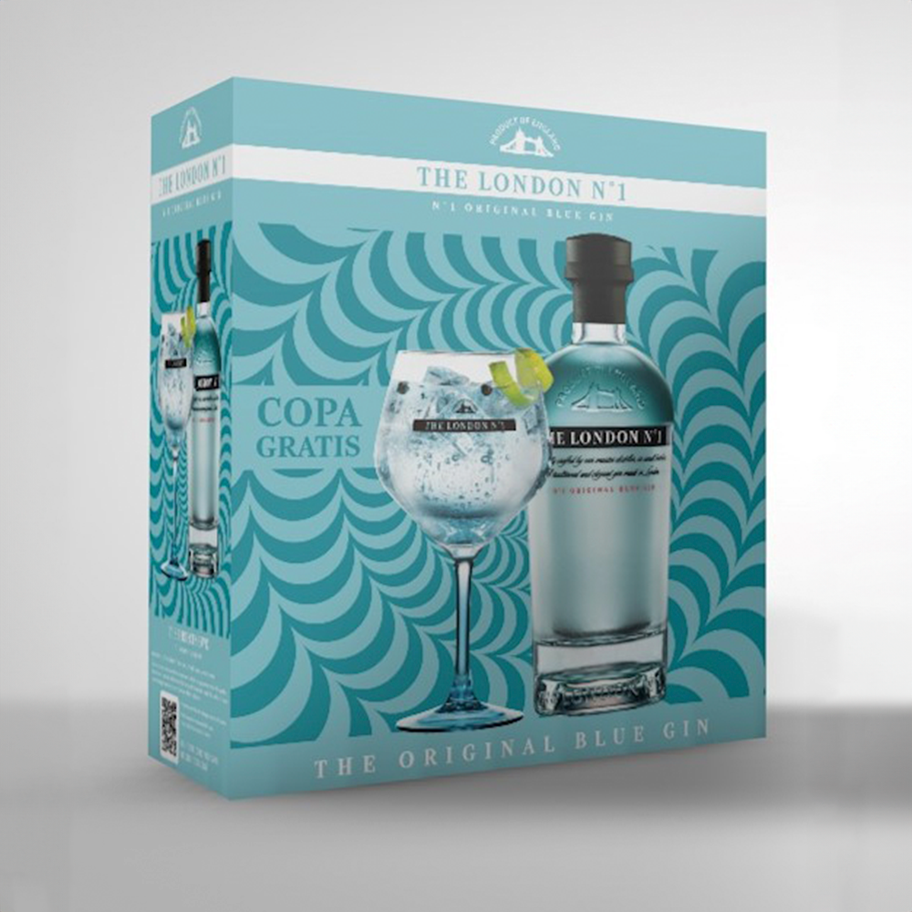 Pack Gin The London Nº1 47º 700cc + Copa