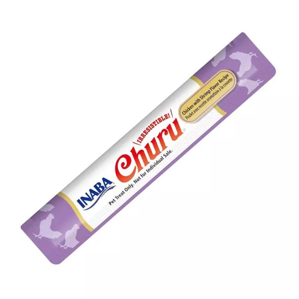 Snack Churu para Gato sabor Pollo - Camarón 14gr
