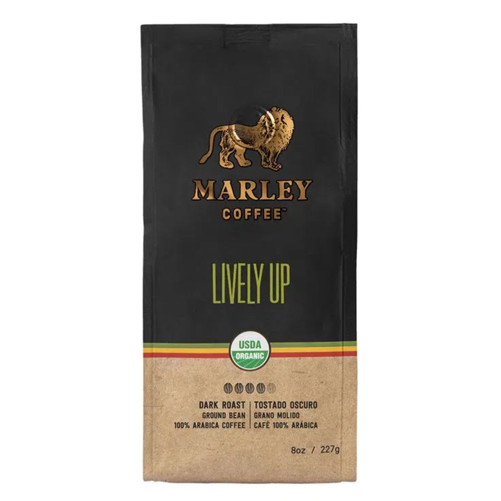 Café Grano Molido Orgánico Lively Up Marley Coffee 227g