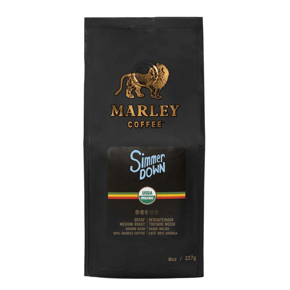 Café Grano Molido Descafeinado Simmer Down Marley Coffee 227g