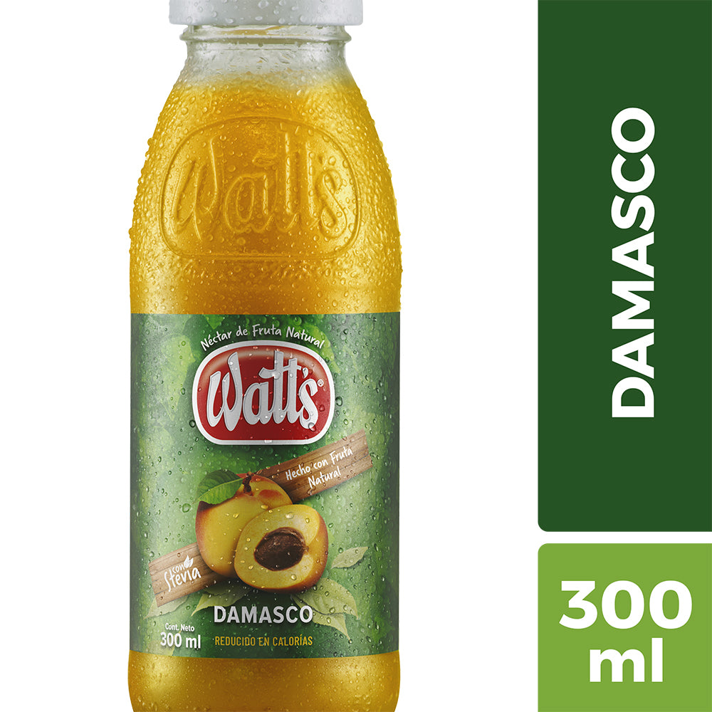 Jugo Watts Damasco Normal Boca Ancha 300cc