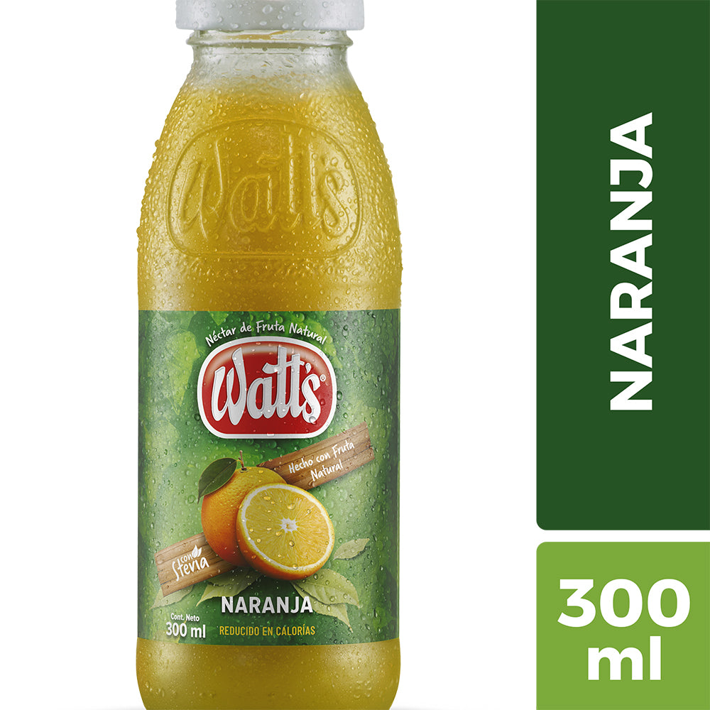 Jugo Watts Naranja Normal Boca Ancha 300cc