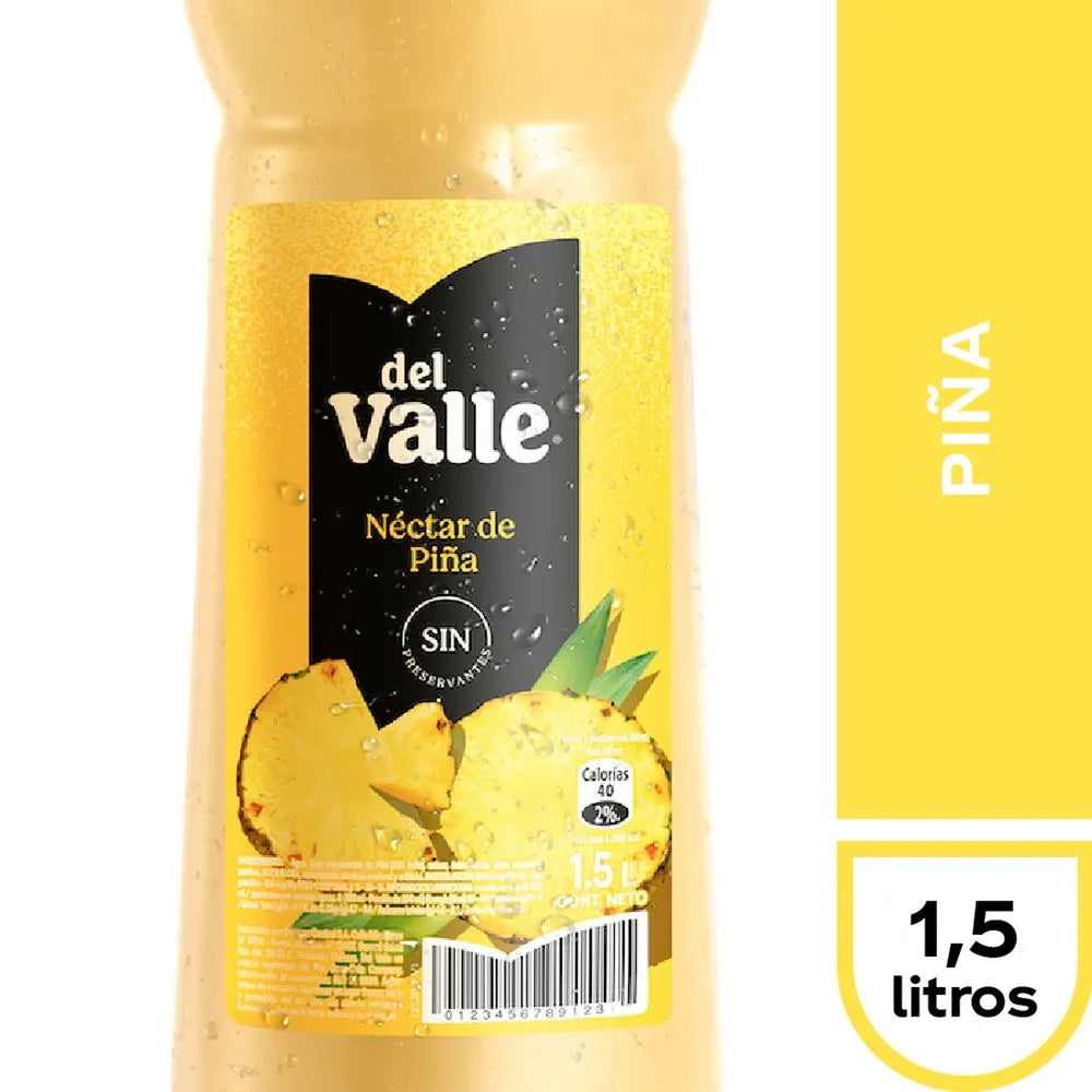 Jugo Del Valle Piña Normal 1500cc