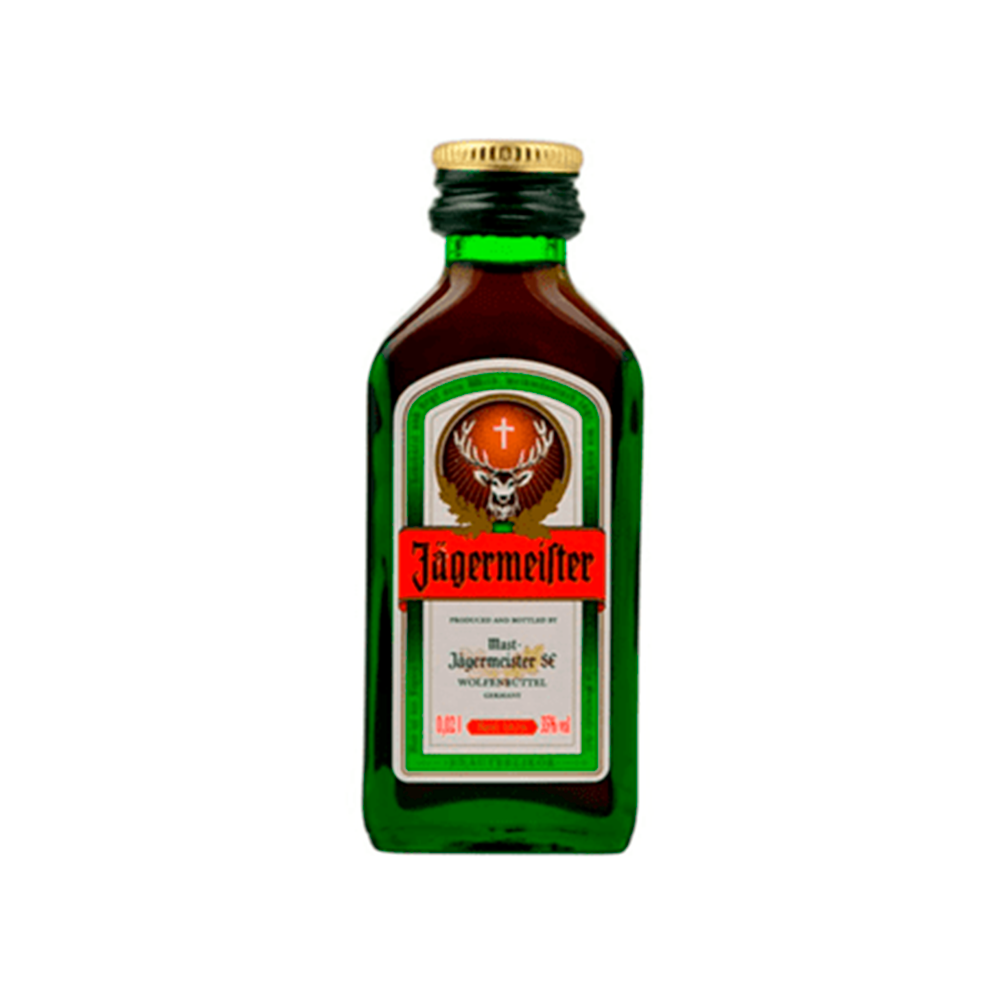 Licor Miniatura Jagermeister 35° 20cc