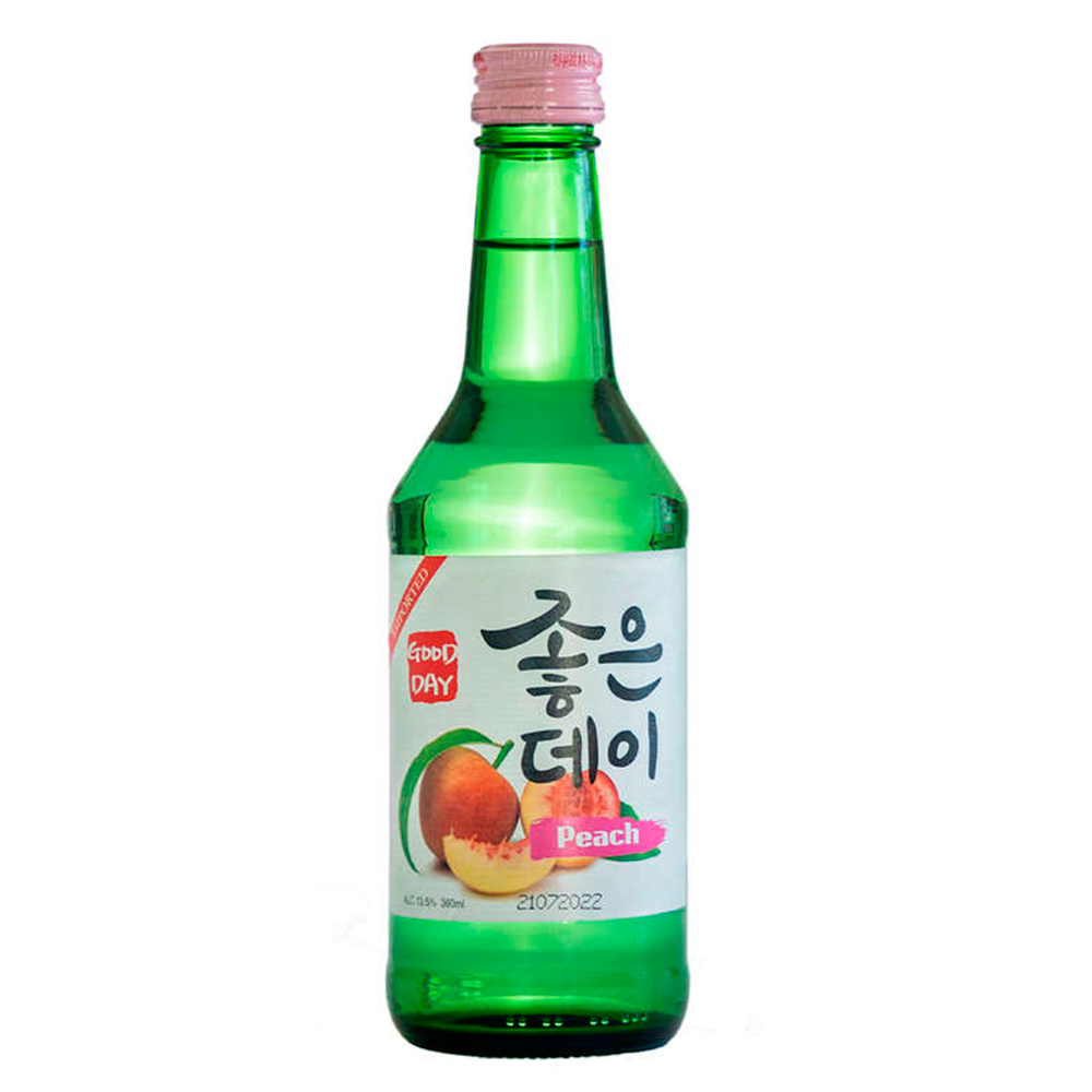 Licor Soju Good Day Peach 13,5° 360cc