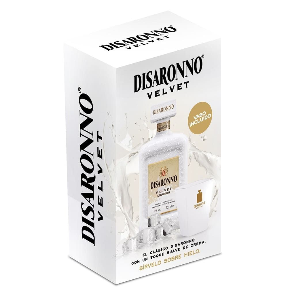 Pack Disaronno Velvet 17° 700cc + Vaso Pequeño