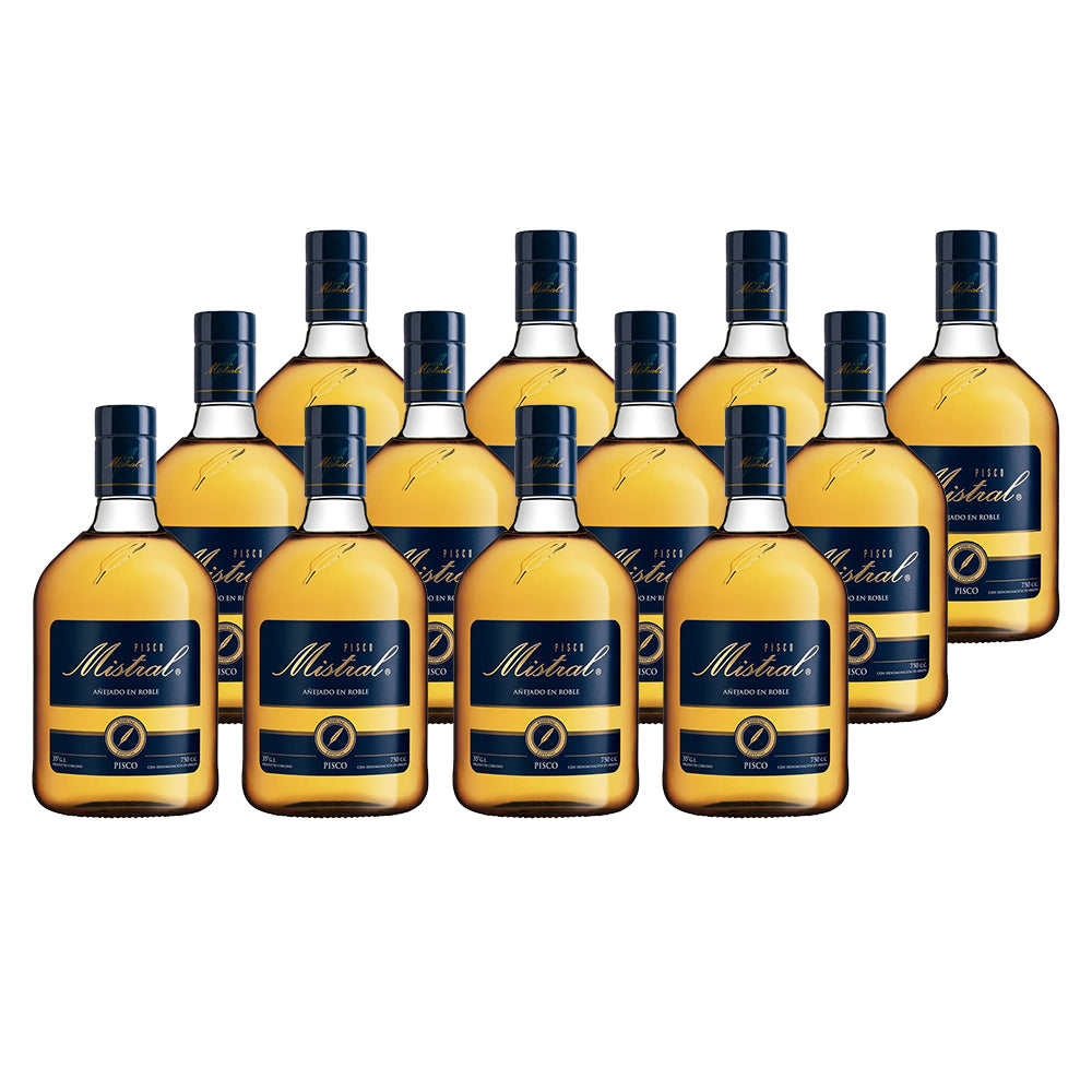 12x Pisco Mistral 35° 750cc