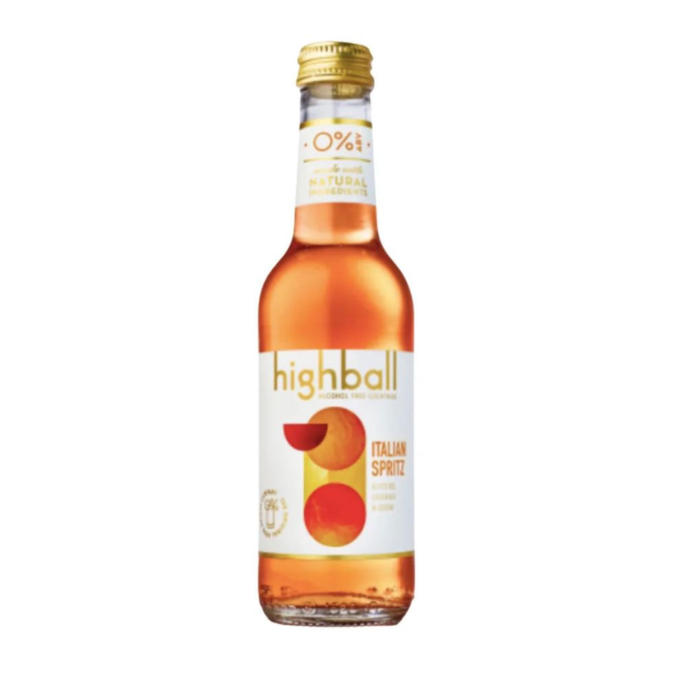 Cocktail Highball Italian Spritz Sin Alcohol 250cc