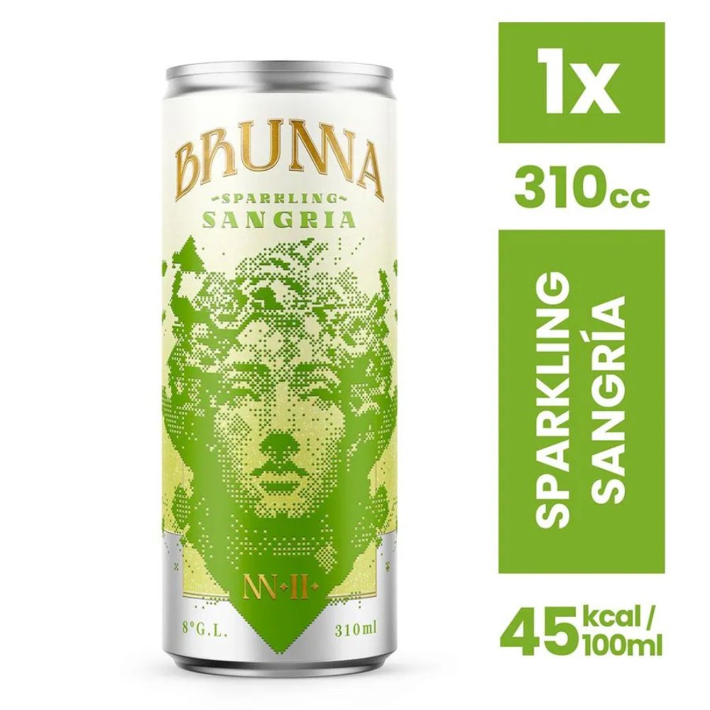 Sangría Sparkling Brunna Blanca Lata 8° 310cc