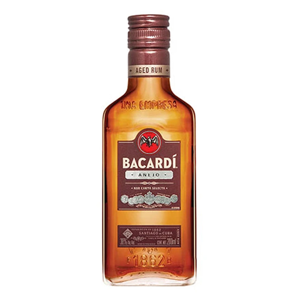 Ron Bacardí Añejo 38° Petaca 200cc