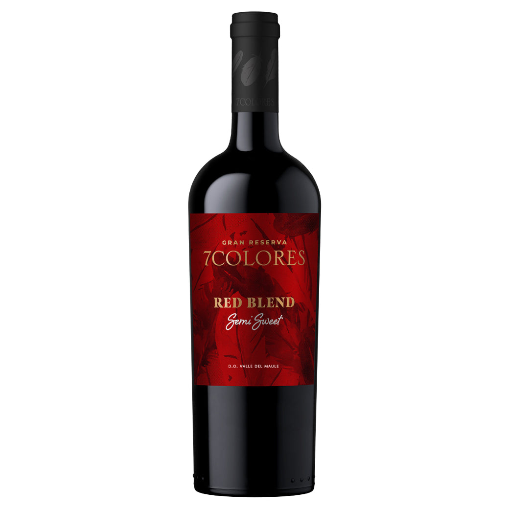 Vino 7 Colores Gran Reserva Red Blend Semi Sweet 14° 750cc
