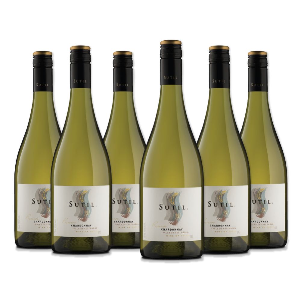 6x Vino Sutil Reserva Cepas 750cc