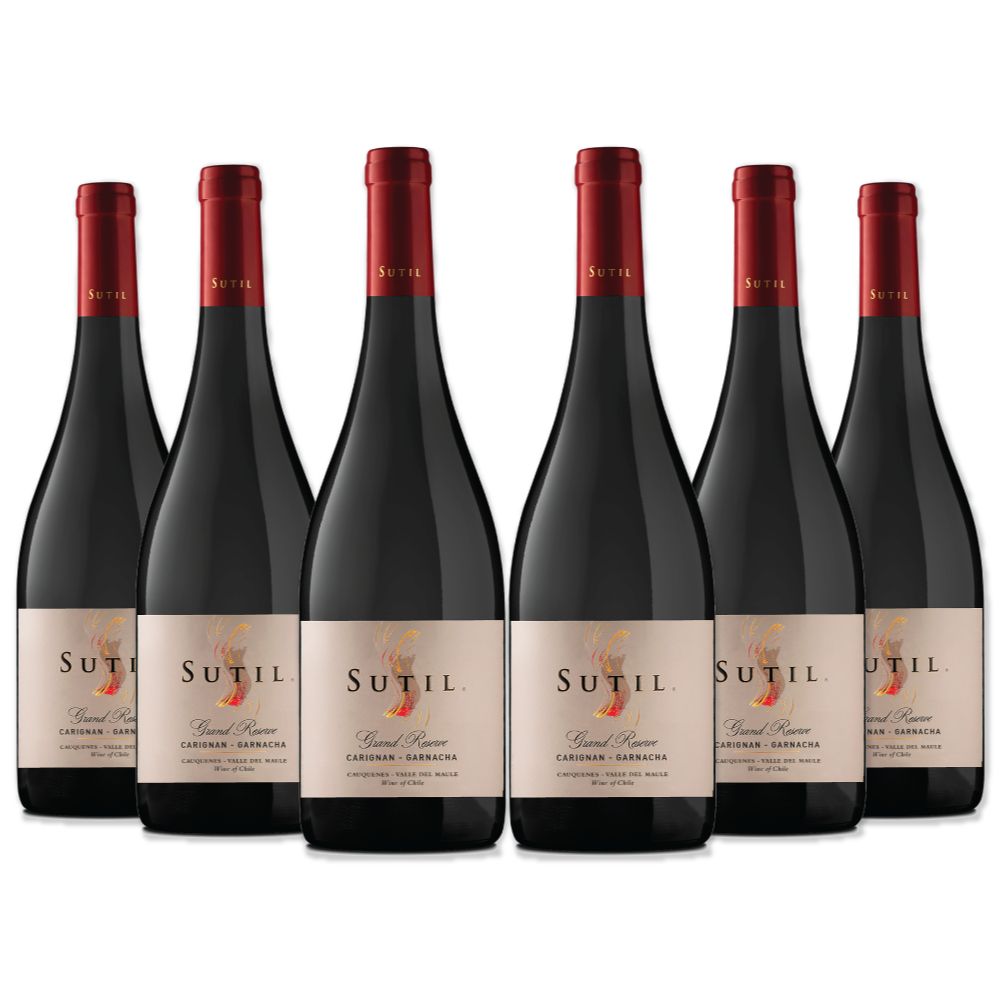 6x Vino Sutil Gran Reserva Cepas 750cc