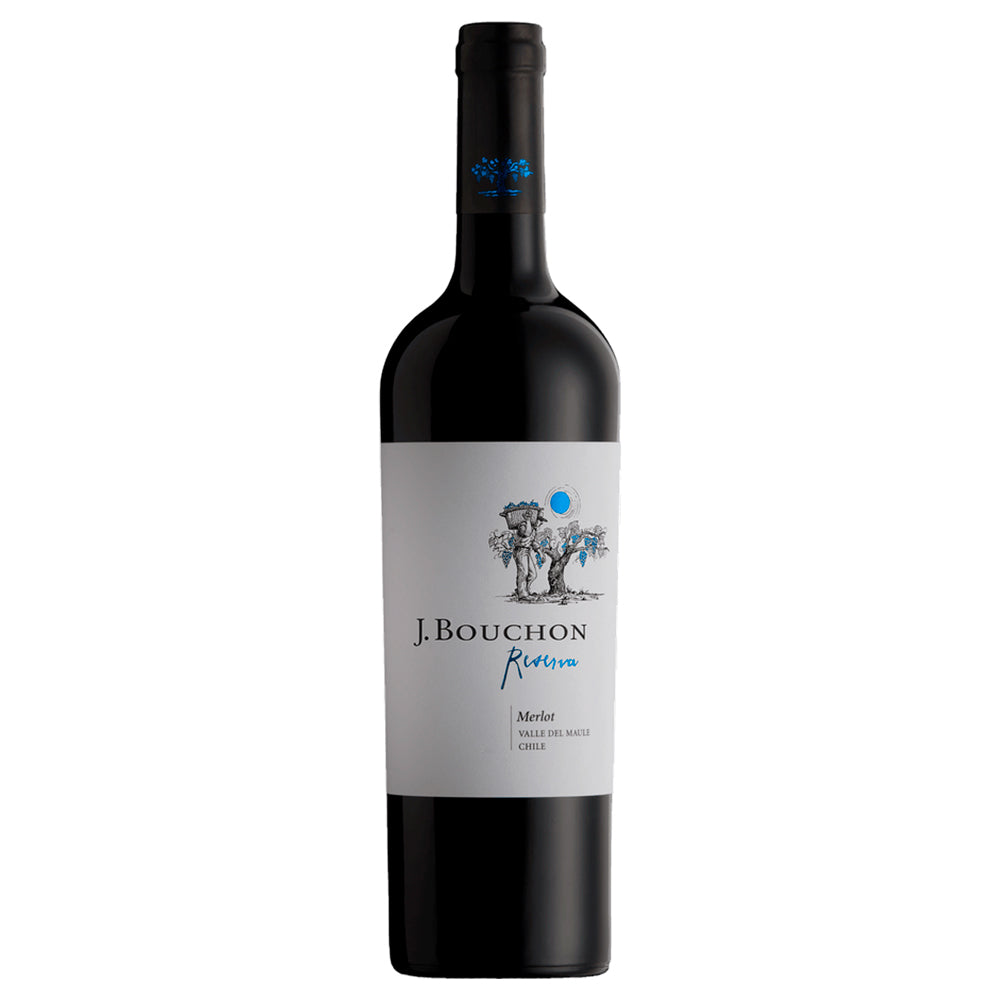 Vino J. Bouchon Reserva Merlot 13.5° 750cc