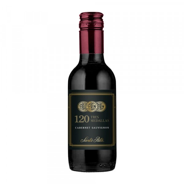 Vino 120 3 Medallas Cabernet Sauvignon Botellín 187,5cc