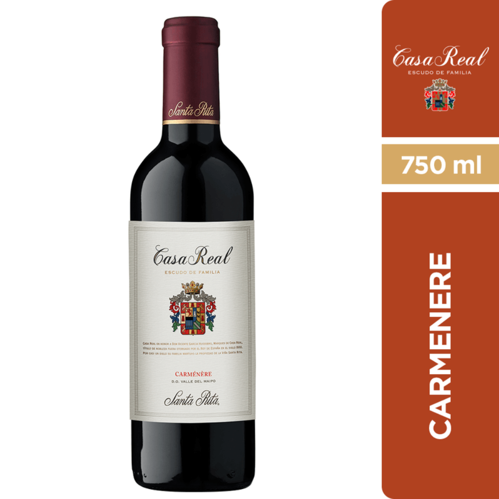 Vino Casa Real Gran Reserva Escudo de Familia Cepas 750cc