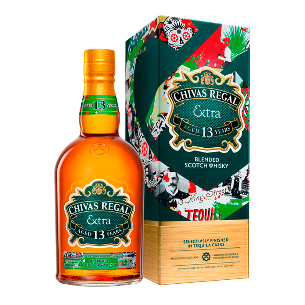 Whisky Chivas Regal Extra 13 Años Tequila 40º 750cc