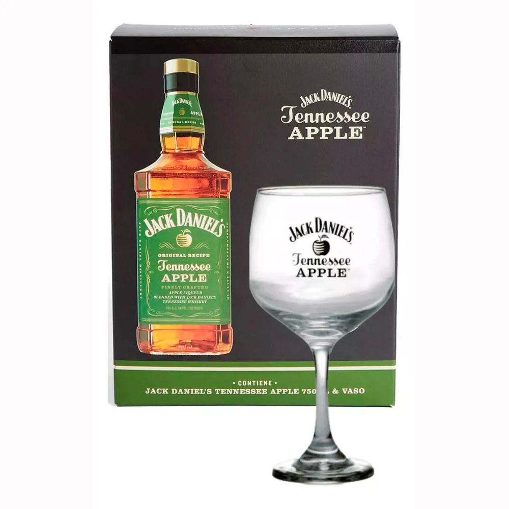 Whiskey Jack Daniels Apple 750cc + Copa de Regalo