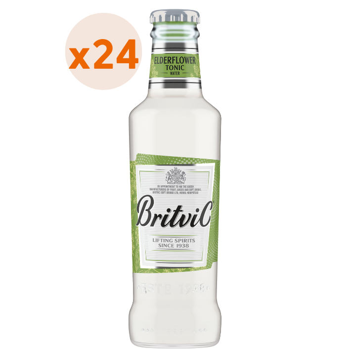 24x Agua Tónica Britvic Elderflower 200cc