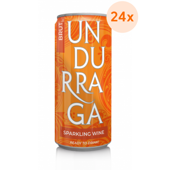 24x Undurraga Lata Brut 250cc