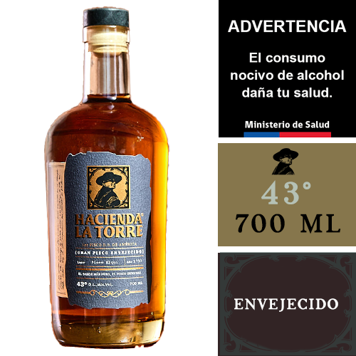 Pisco Hacienda La Torre Envejecido 43° 700cc