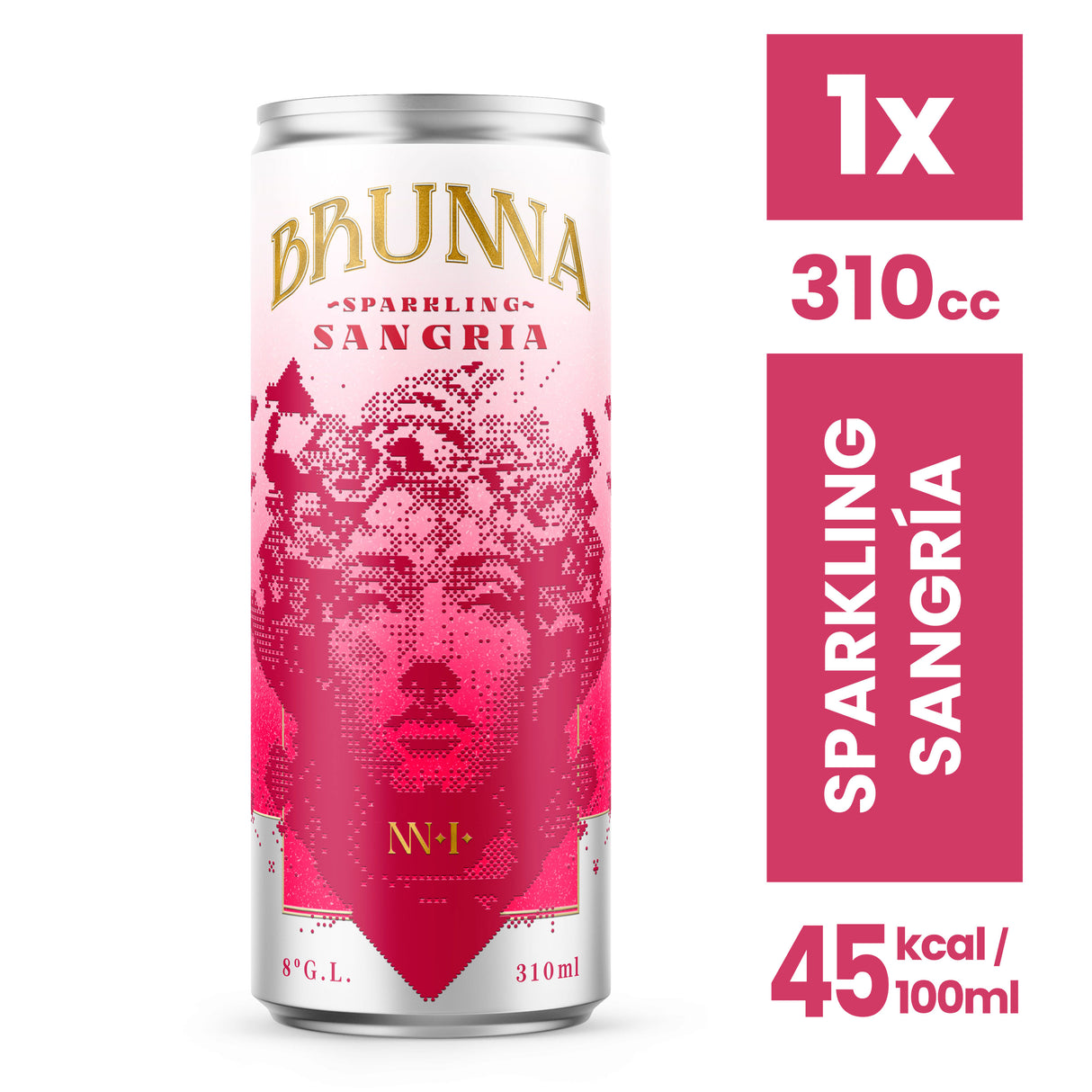 Sangría Sparkling Brunna Lata 8° 310cc