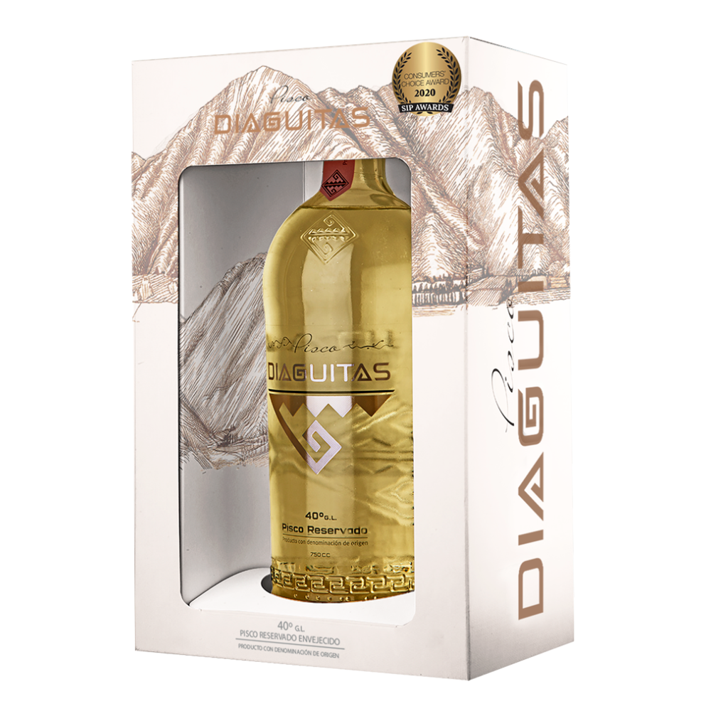Pisco Diaguitas Reservado 40º 750cc