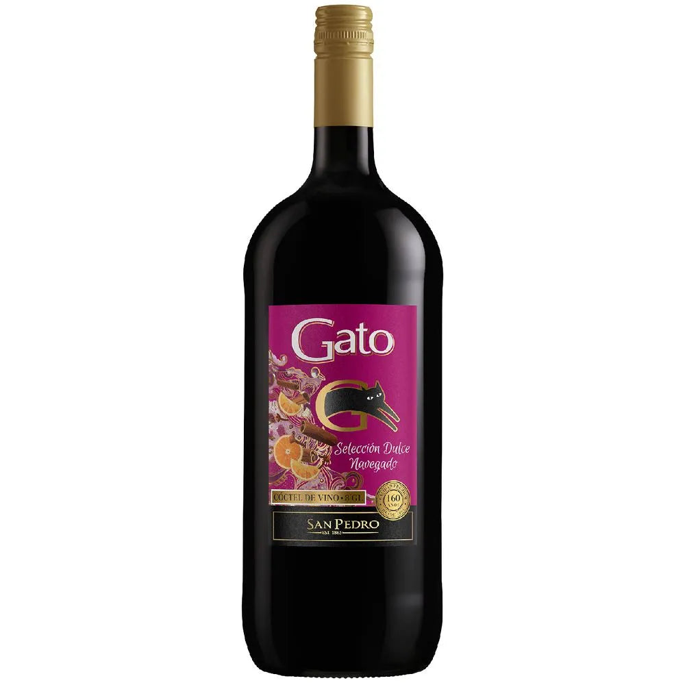 Coctel de Vino Gato Selección Dulce Navegado 8° 1500cc