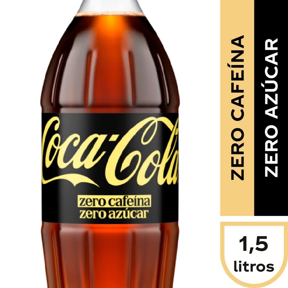 Bebida Coca-Cola Zero Cafeína 1500cc