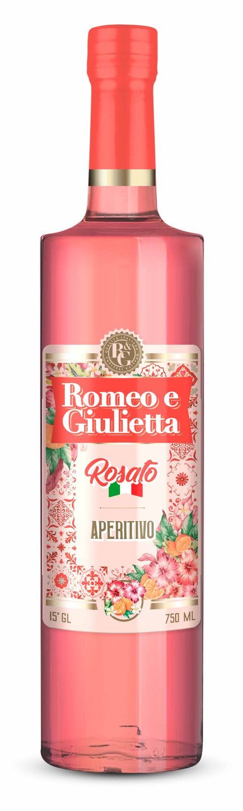 Licor Aperitivo Rosato Romeo E Giulietta 750cc