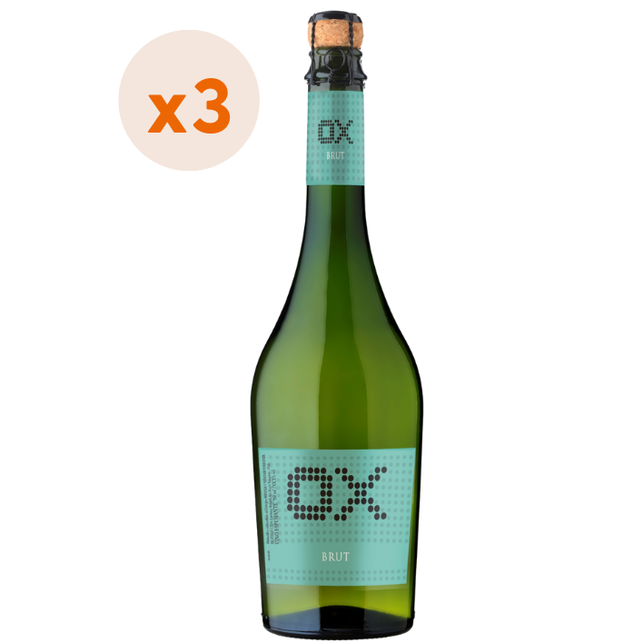 3x Espumante OX Brut 12° 750cc