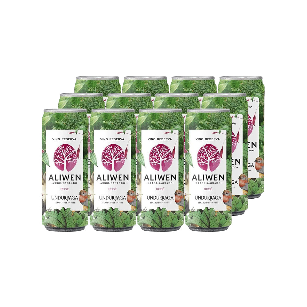 12x Vino Aliwen Reserva Rosé RTD 250cc