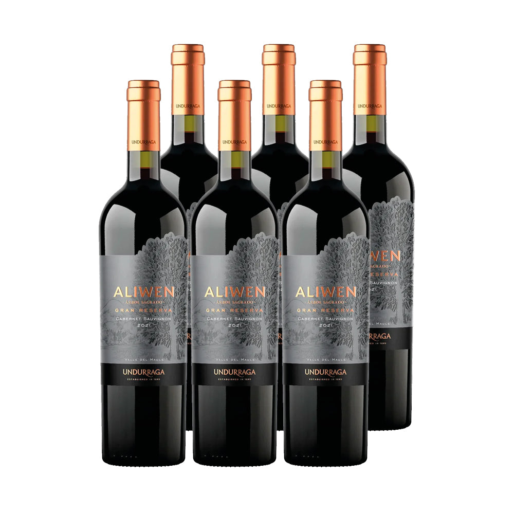 6x Vino Aliwen Gran Reserva Cepas 750cc