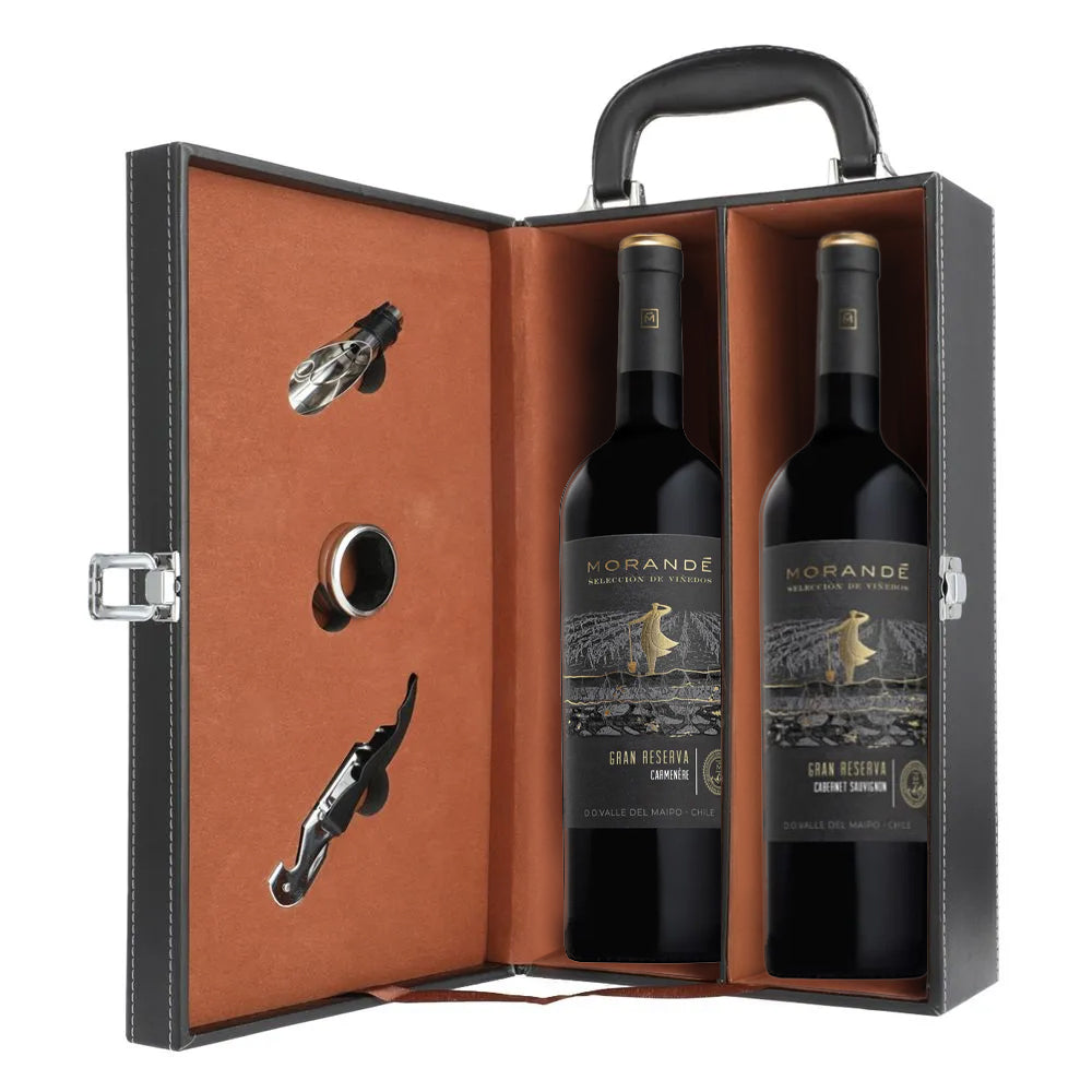 Pack Vinos Morandé Gran Reserva + Maleta con Accesorios