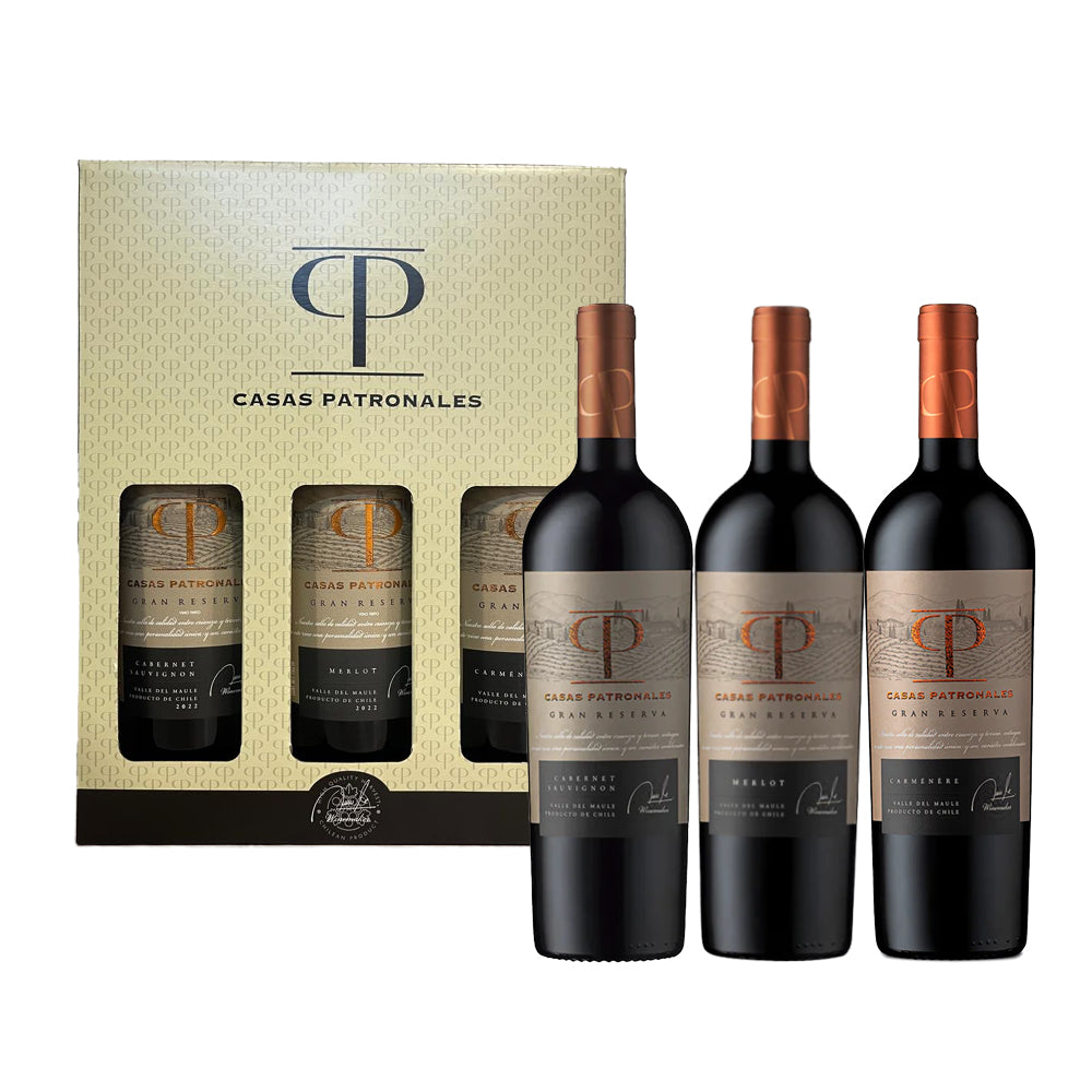 Arma tu Pack - 3 Vinos Casas Patronales Gran Reserva 750cc