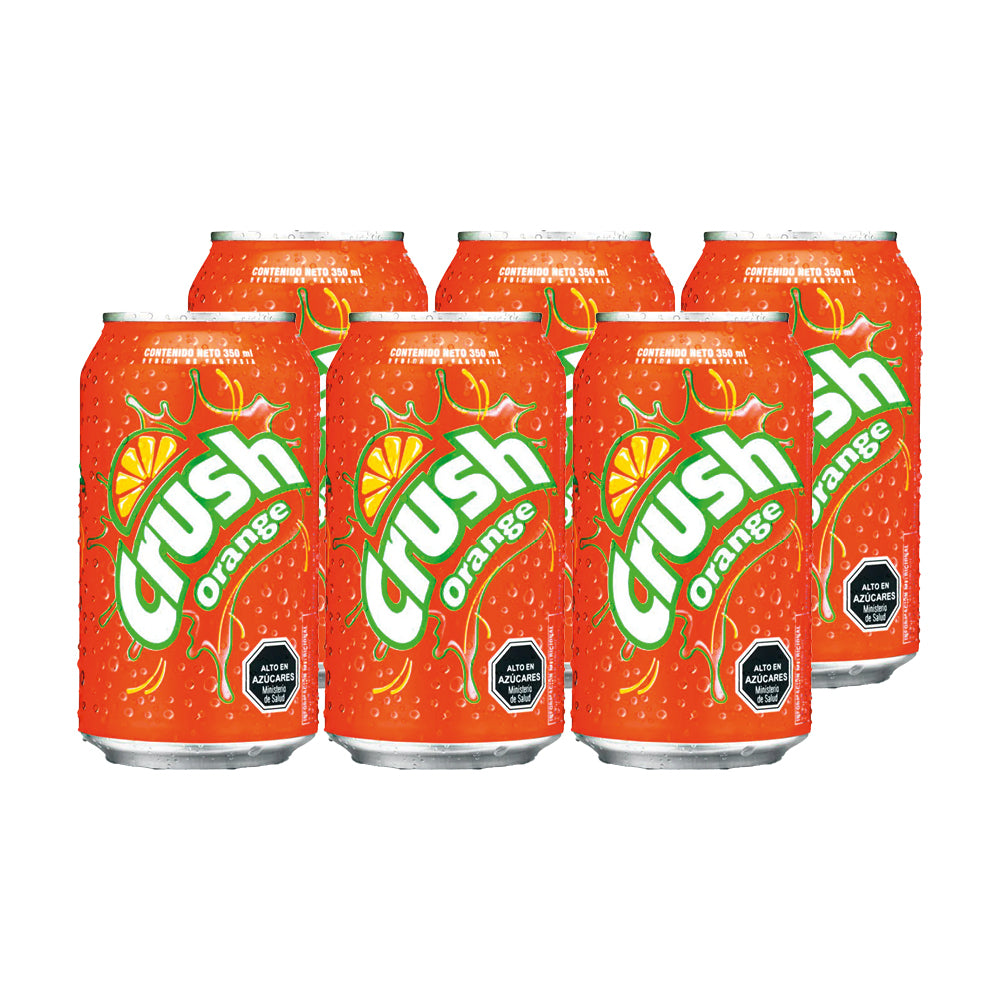 6x Bebida Crush Normal Lata 350cc