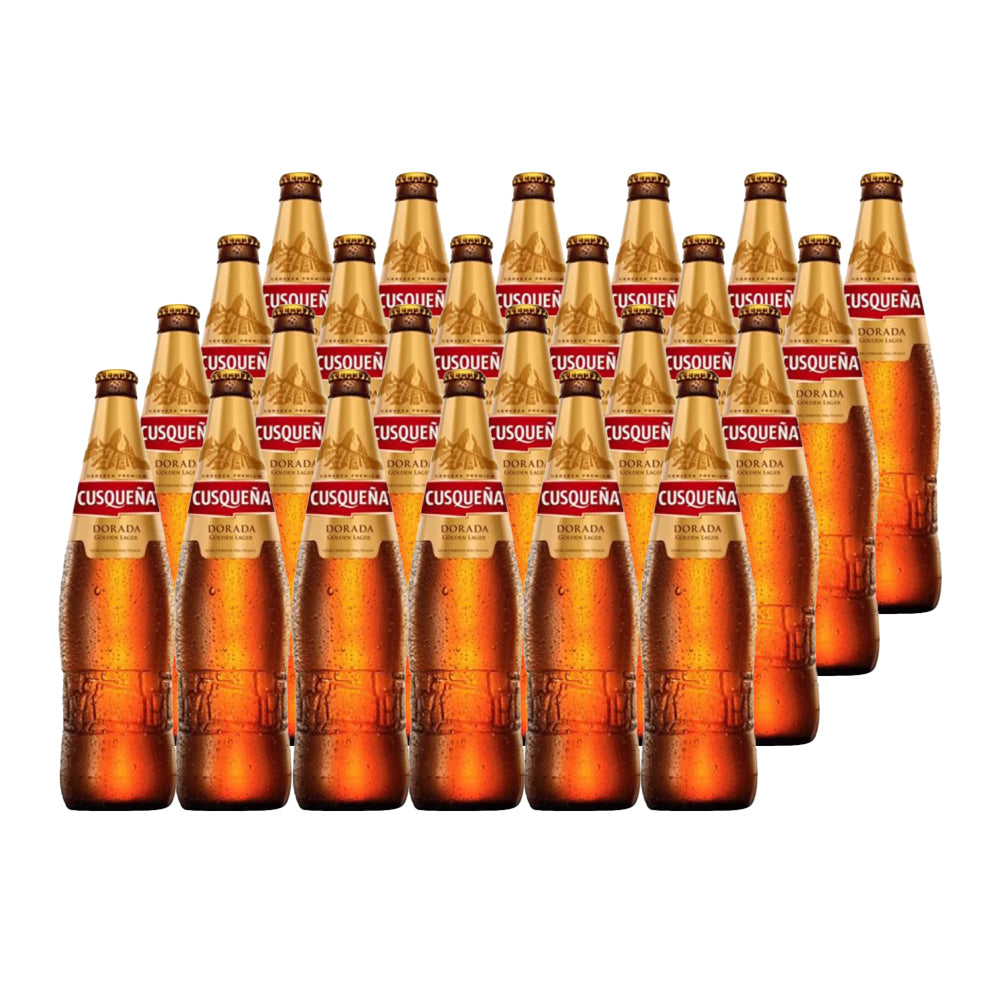 24x Cerveza Cusqueña Lager Botellín 330cc