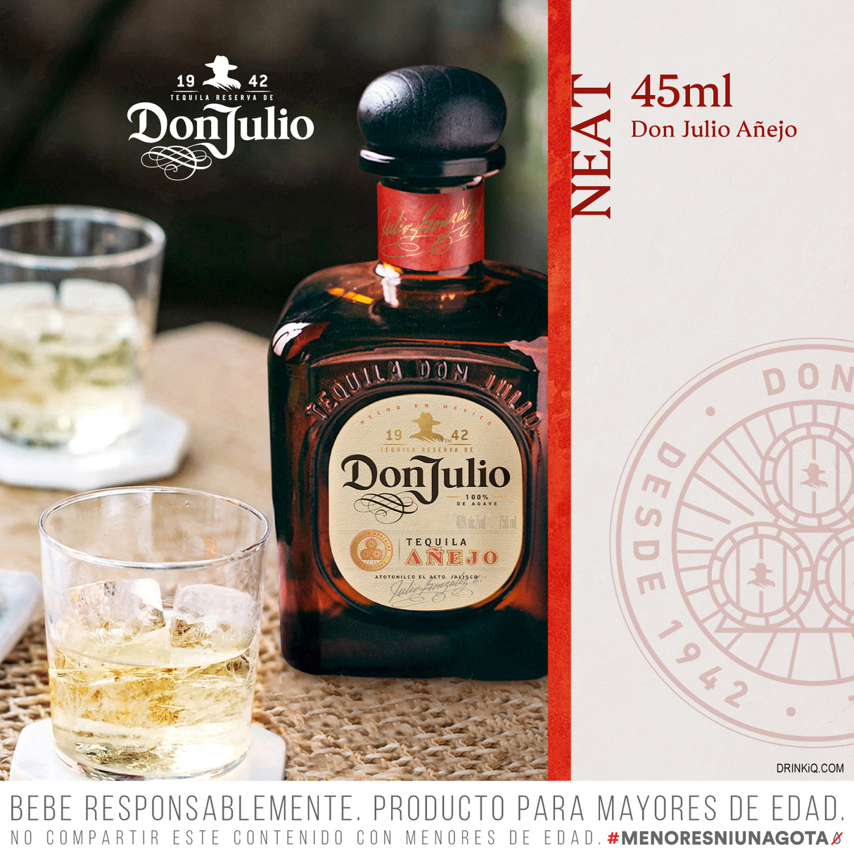 Tequila Don Julio Añejo 38° 750cc