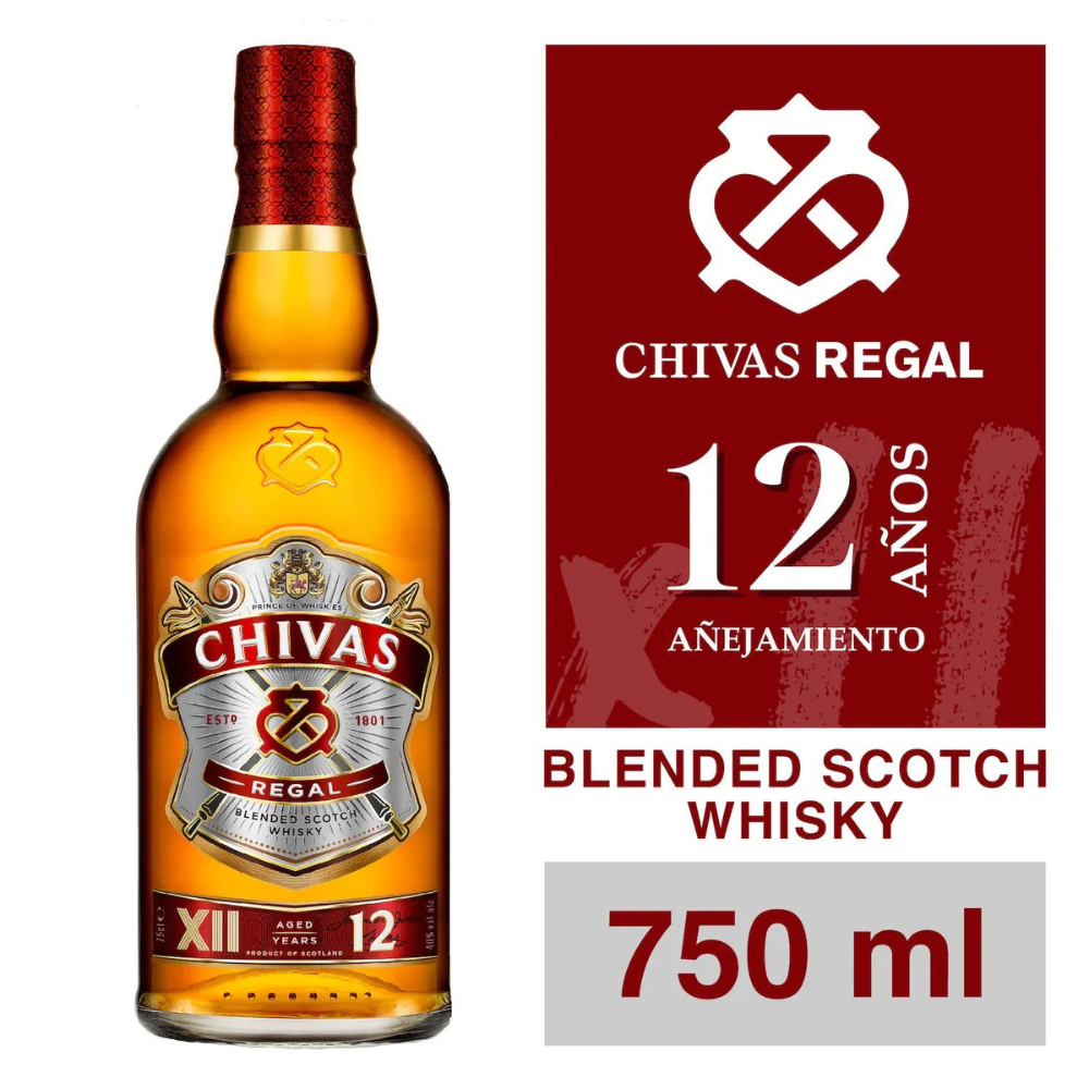 Whisky Chivas Regal 12 Años 40º 750cc
