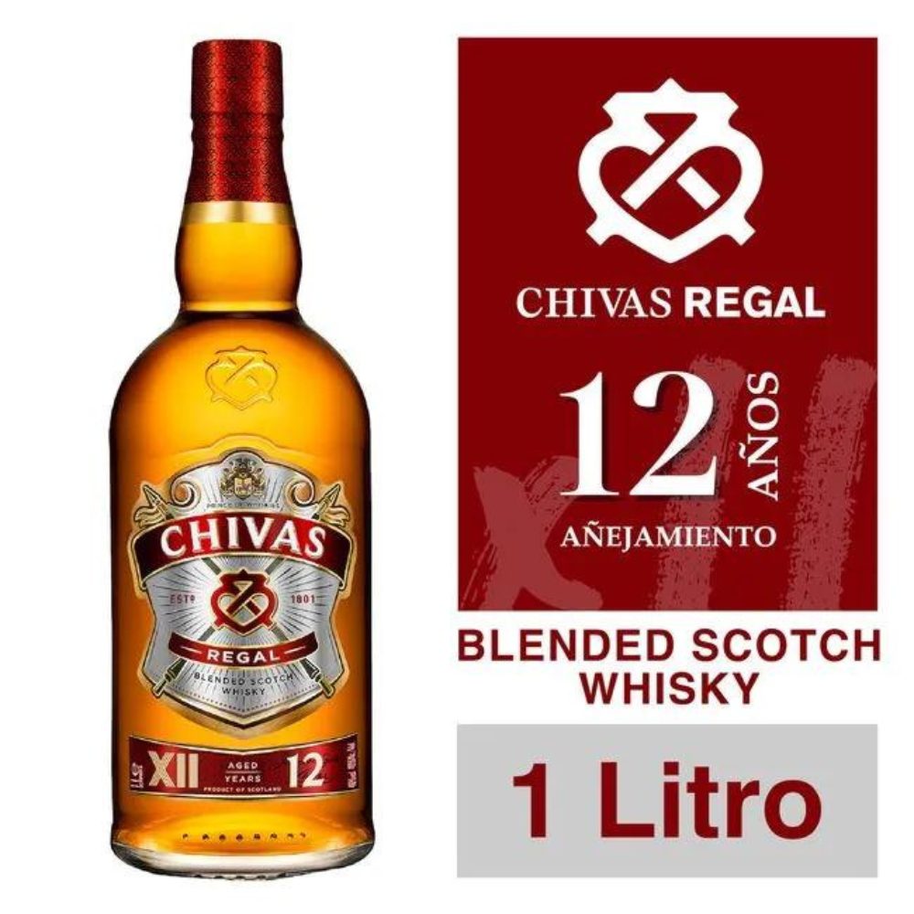 Whisky Chivas Regal 12 Años 40º 1000cc